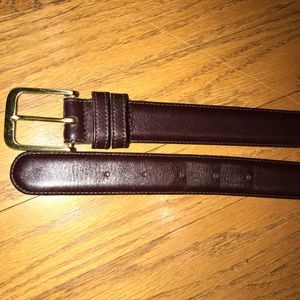 Coach Brown Leather Belt - Size 42